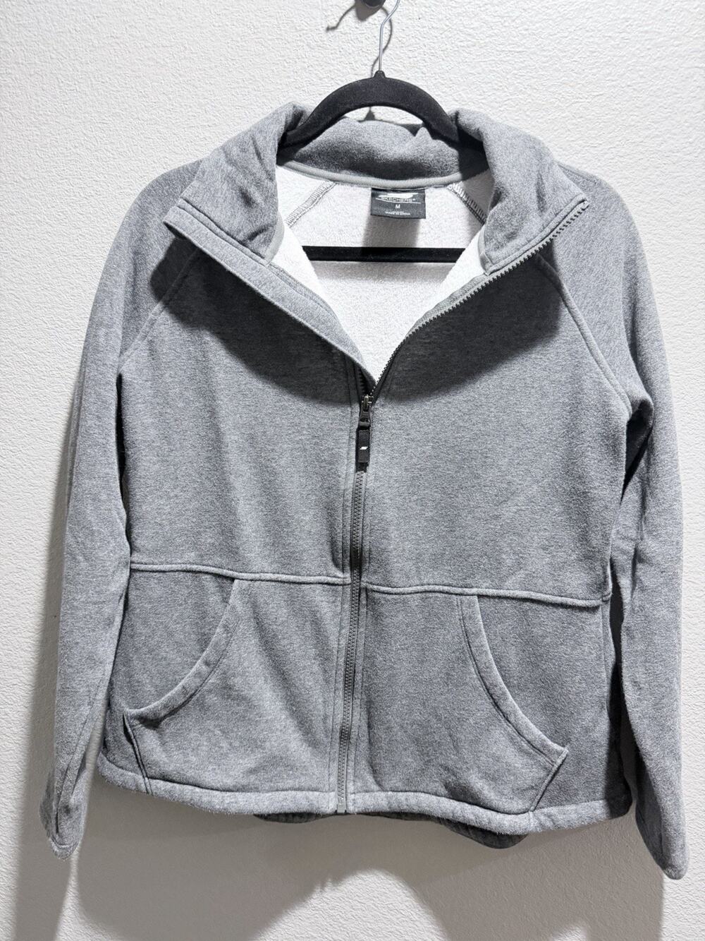 Skechers Women’s Snuggle Fleece High Collar, Full Zip Activewear Hiking Medium